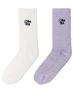 Grapes Socks White Purple