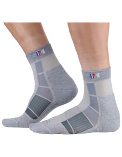 Socquette Middle Air Gris Gris