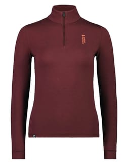 Cascade W 1/4 Zip Dark Chocolate