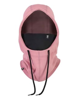 Decade Merino Fleece Hood Dusty Pink