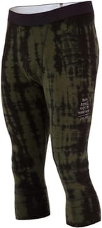 Cascade M Merino Flex 200 3/4 Legging Olive Tie Dye
