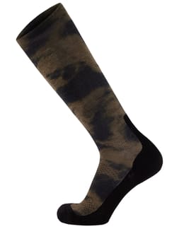 Atlas Merino Snow Sock Digital Olive Tie Dye
