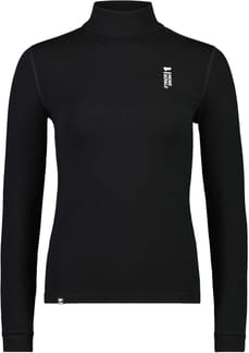 Cascade W Merino Flex 200 Mock Neck LS Black