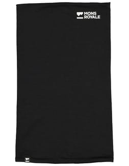 Double Up Merino Neckwarmer Black