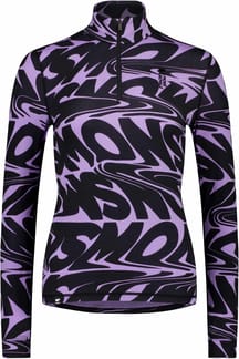W Cascade Merino Flex 200 1/4 Zip Signal Lost Lupin 