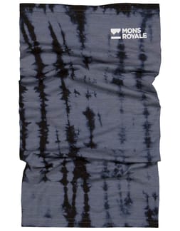 Daily Dose Merino Flex 200 Neckwarmer Garment Dyed Grey Tie Dye 
