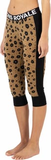 Cascade W Merino Base Layer 3/4 Legging Aoraki Lily Toffee