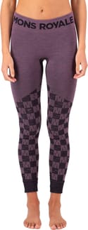 Ascender Merino Baselayer Legging W Mauve/Black