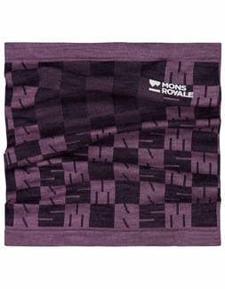 Ascender Merino Neckwarmer Mauve/Black
