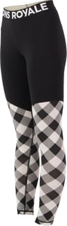 Cascade Merino Baselayer Legging W Check/Black