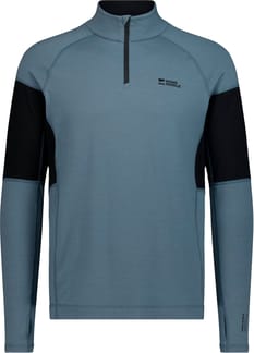 Olympus Merino Baselayer 1/4 Zip LS M Goblin Blue/Black