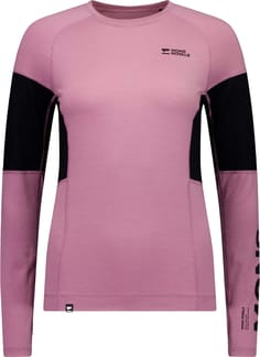 Olympus Merino Baselayer LS W Sierra Pink/Black