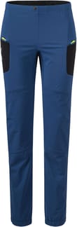 Ski Style Pants Woman Deep Blue Giallo Fluo