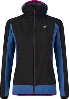 Premium Wind Conf.Fit Jacket W Nero Deep Blue