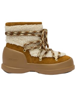 Moon Boot Mezzaluna Boot Shearling Whisky Off White