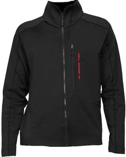 Tecno Grid Fleece T-Neck Black Onyx