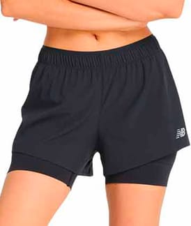RC 2-in-1 Short 3" Black