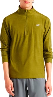 Space Dye 1/4 Zip Sport Green Heather