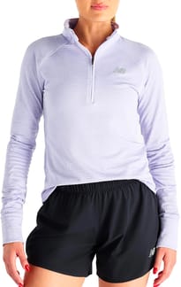 RC Essential Heat Grid 1/2 Zip Smoked Violet