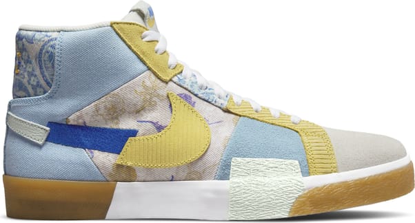 Nike Sb Zoom Blazer Mid Premium Boarder Blue Racer Blue Celery