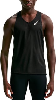 M Nike Dri-Fit ADV Aeroswift Singlet Black Summit White