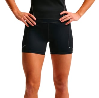 W Nike Swift 4In Short Tight Black Reflective Silver