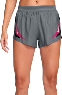 W Nike Aeroswift Dri-Fit ADV 3In Short GX Iron Grey White Gcw#11