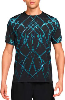 M Nike Dri-Fit ADV Aeroswift SS Aop Black White