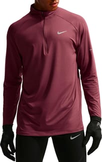 M Nike Stride LS Tee Light Boulder/Reflective Silver