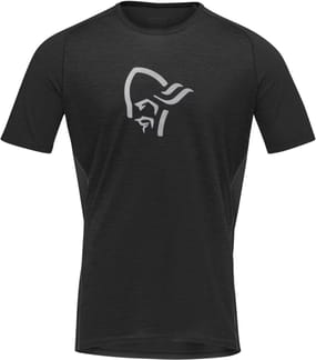 Fjørå Wool T-Shirt M'S Caviar