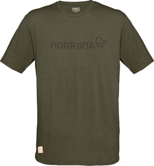 Svalbard Wool T-Shirt M Olive Night/Rosin