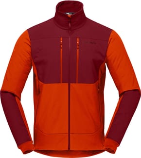 Trollveggen Hiloflex200 Jacket M'S Arednalin/Rhubarb