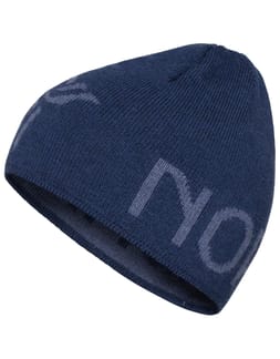 /29 Mid MerinoUll Logo Beanie Indigo Night Melange