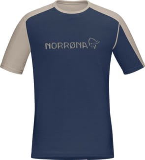 Falketind Equaliser Merino T-Shirt M'S Indigo Night/Pure Cashmere