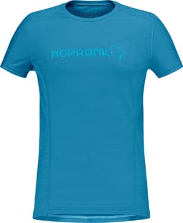 Falketind Equaliser Merino T-Shirt W'S Hawaiian Surf Blue