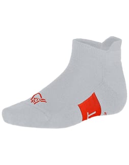 Senja Merino Lightweight Socks Short Light Grey/Arednaline