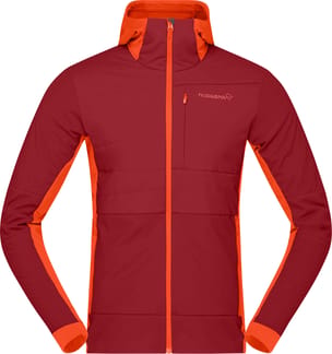 Falketind Alpha90 Insulated Zip-Hood M'S Arednalin/Rhubarb