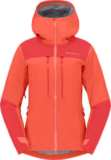 Trollveggen Gore-Tex Pro Light Jacket W Deep Sea Coral Baked Apple