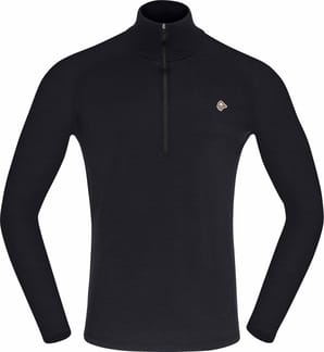 Femund Pureull Zip Neck M'S Caviar Black