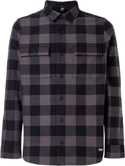 Bear Cozy Flannel Black/Grey Check