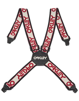 Factory Suspenders Arctic White Iron Red