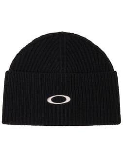 Ellipse Ribbed Beanie Blackout