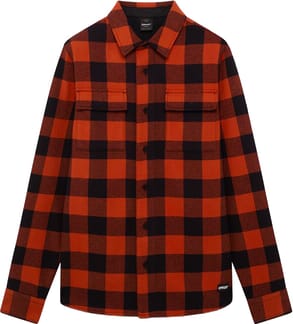 Bear Cozy Flannel Flam Red Pit Black Check
