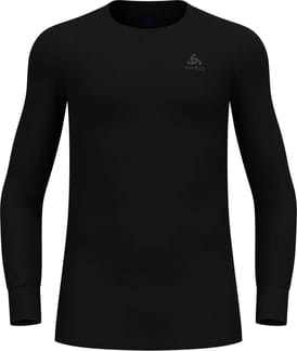 BL Top Crew Neck LS Active Warm Eco M Black