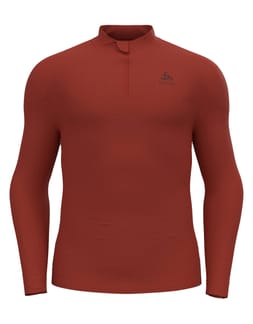 BL Top Turtle Neck L/S Half Zip Merino 200 Ketchup