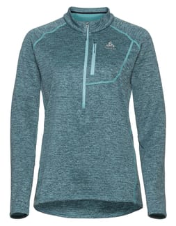 Mid Layer 1/2 Zip Tencia Blue Wing Teal Melange