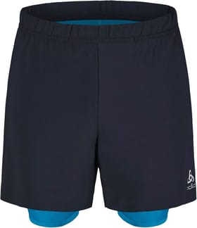 2-In-1 Short Zeroweight 5 Inch Black - Saxony Blue
