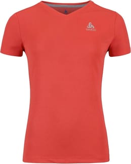 T-Shirt V-Neck S/S F-Dry Cayenne