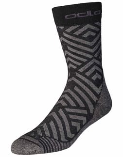 Socks Crew Ceramicool Hike Graphic Black