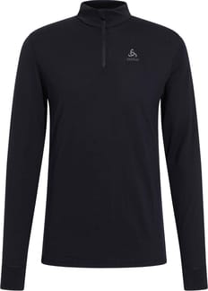 BL Top Turtle Neck LS Half Zip Merino 200 M Black